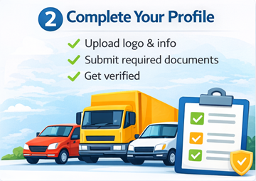 Completar el perfil de cliente en ExusTrans con documentos de la empresa y carga del logotipo